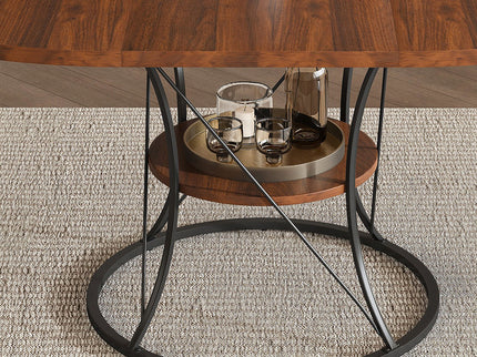 Round Extendable Dining Table Set With Chairs