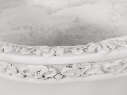 Roman Style Garden Urn Planter - Antique White