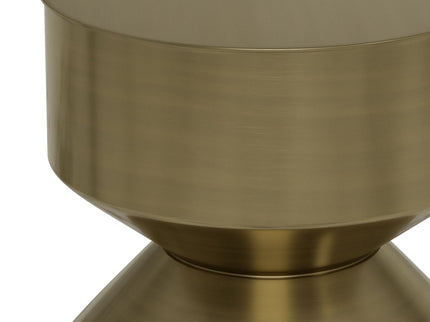 Miller - Side Table - Black / Brass
