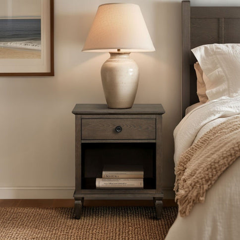 Victoria - Nightstand With Open Storage