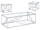 Pearl Silver / 3 Pc. Coffee
Table, 2 End Tables