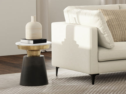 Jaxine - Side Table - Black / Gold