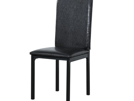 Metal Frame Dining Seats (Set of 4) - Black