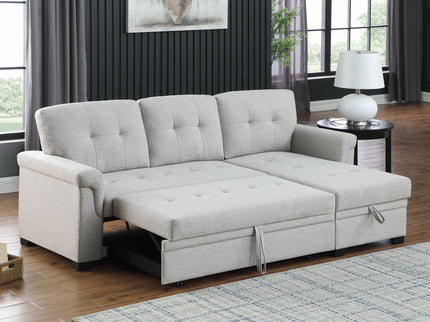 Lucca - Reversible Sleeper Sectional Sofa With Storage Chaise