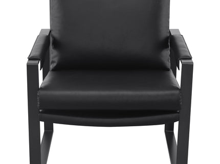 Goldbriar - Upholstered Track Arm Accent Chair - Black