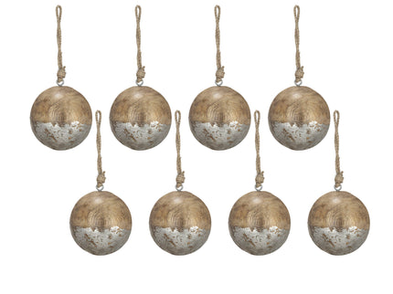 Christmas Ball Ornaments, Wood Decorative Hanging Ball Christmas Tree Ornaments For Holiday Party Decorations