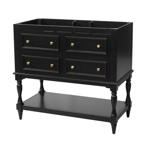 Modern Bathroom Vanity Cabinet With 4 Drawers