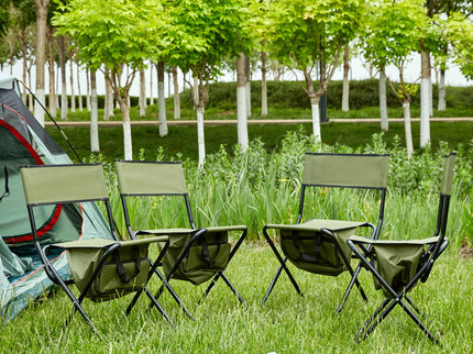 Folding Outdoor Chairs With Storage Bag, Portable Chair For Indoor, Outdoor Camping, Picnics And Fishing