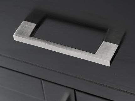 Bathroom Vanity With Sink And Ample Storage, Rectangular Undermount Sink - Black