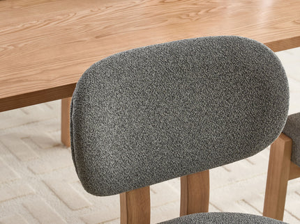 Dining Chairs With Ergonomic Backrest And Adjustable Feet (Set of 2)