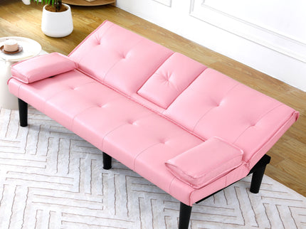 Sofa Bed With Foldable Design And Cup Holder