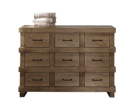 Adams - Anqtique Dresser - Brown Oak