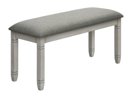 Upholstered Bench With Solid Legs