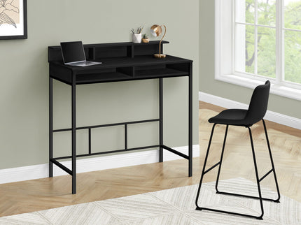 Computer Desk For Home Office, Standing, Storage Shelves, Laptop, Contemporary & Modern