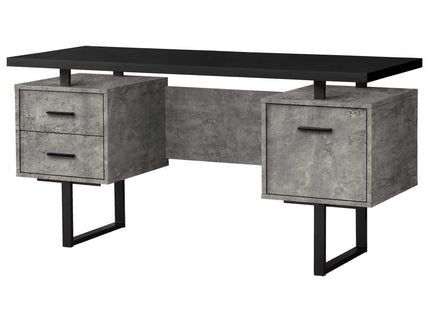 Computer Desk For Home Office, Laptop, Left, Right Set - Up, Storage Drawers, Contemporary & Modern