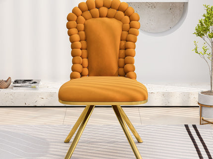 Upholstered Swivel Dining Chairs (Set of 2)