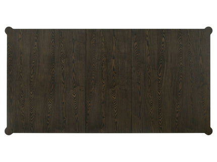 Blakely - Leaf Dining Table With Tapered Legs Accents - Ash Brown