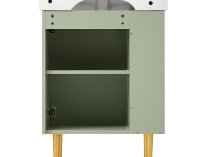 Bathroom Vanity, Combo Cabinet, Bathroom Storage Cabinet, Single Ceramic Sink