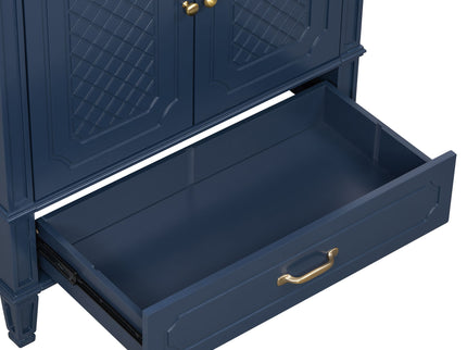 Bathroom Vanity With Sink, Soft Closing Door, Multi Functional Storage