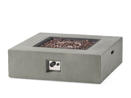 Modern 50, 000 Btu Square Fire Table With Propane Tank