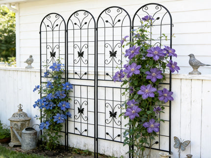 Garden Metal Trellis Rustproof Trellis For Climbing Plants Outdoor Flower Support
