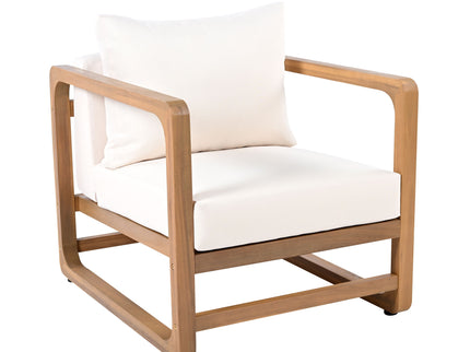 Outdoor Lounge Chair With Oversized Cushion Set For Patio