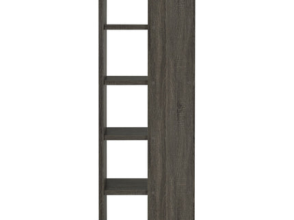 5 Shelf Bookcase - Gray