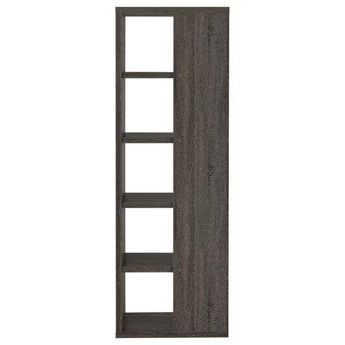 5 Shelf Bookcase - Gray