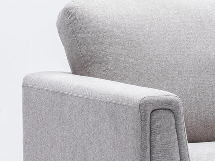 Valin - Linen Chair For Living Room - Gray