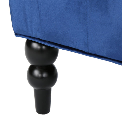 Nurturing - Upholstered Loveseat With Wing Back And Diamond Tufting