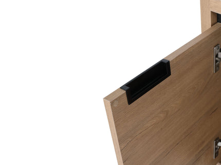 Floating Bathroom Vanity With Resin Sink And Soft Close Doors