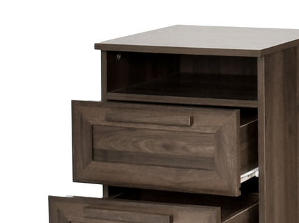 Broxon - Rustic Drawer Nightstand