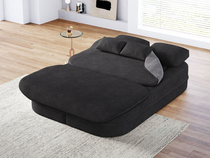 2 In 1 Foldable Sofa Bed With Multi Functional Blanket, Floor Lounge Sofa