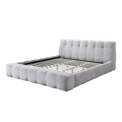 Hannah - Eastern King Bed - Gray