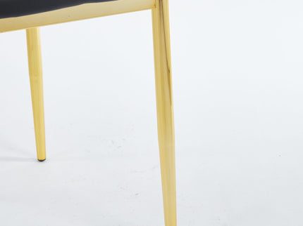 Dining Chair (Set of 4) - Golden Black