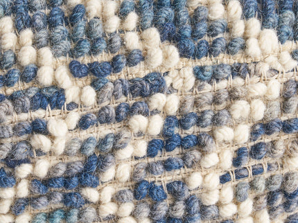 Alina - Wool And Cotton Pouf - Natural