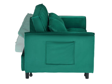 Sofa Bed With Pockets, 3 In 1 Convertible For Living Room