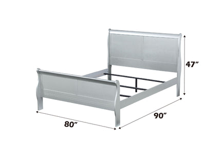 Louis Philippe - Sleigh Style Bed