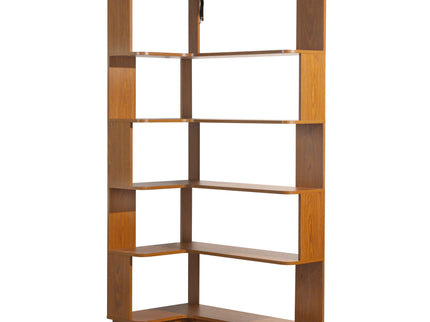 L-Shaped Corner Bookshelf