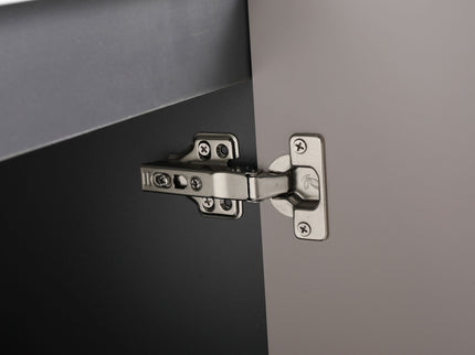 Contemporary Freestanding Bathroom Vanity With Resin Sink & Soft-Close Cabinet Doors