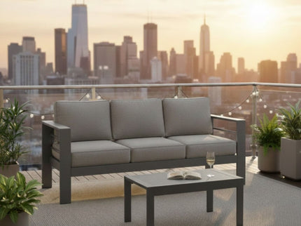 Outdoor Patio Set All-Weather With Thick Cushions