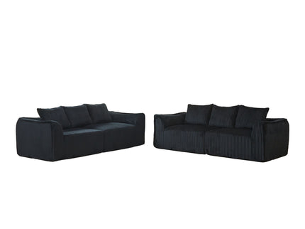 Minimalist Set With Curved Lines & Gently Sloped Backrest