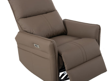 29.92" 270 Power Swivel Rocker Recliner Chair, Electric Glider Reclining Sofa With USB Ports, Power Swivel Glider, Rocking Chair Nursery Recliners For Living Room Bedroom