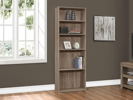 Bookshelf, Bookcase, 6 Tier, For Office, Transitional