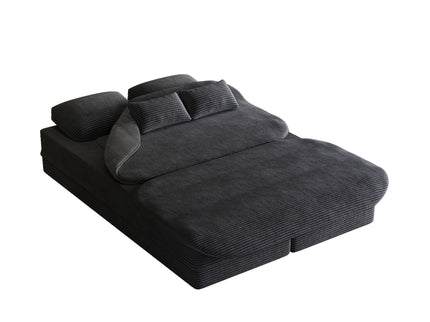 2 In 1 Foldable Sofa Bed With Multi Functional Blanket
