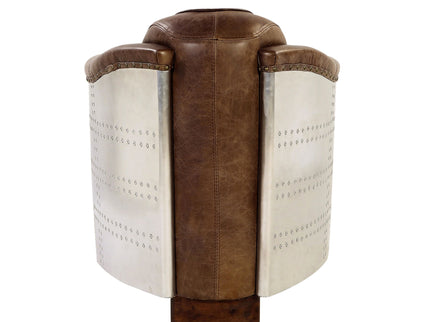 Brancaster - Top Grain Leather Living Room Set - Brown