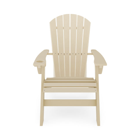 Adirondack Chair Sturdy HDPE Poly Lumber For Poolside, Patio, And Garden Relaxation