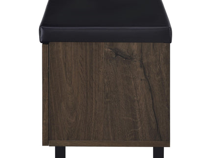 Clackamas - 2 Door Storage Bench With Padded Seat