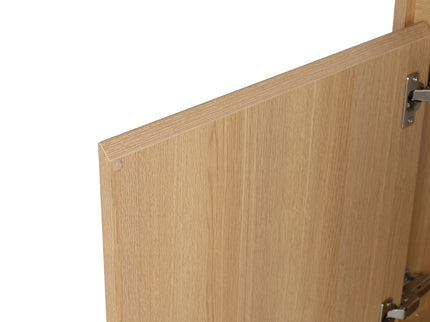 Modern Bathroom Vanity With Ceramic Basin, Wall Mounted Floating Sink Combo, Storage Cabinet