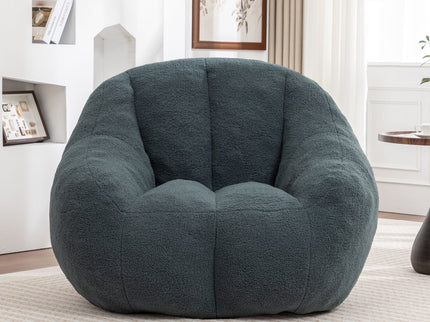 Comfy Bean Bag Chair With Memory Foam Filler, Tufted Soft